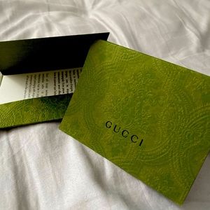 New Gucci Receipt Holder